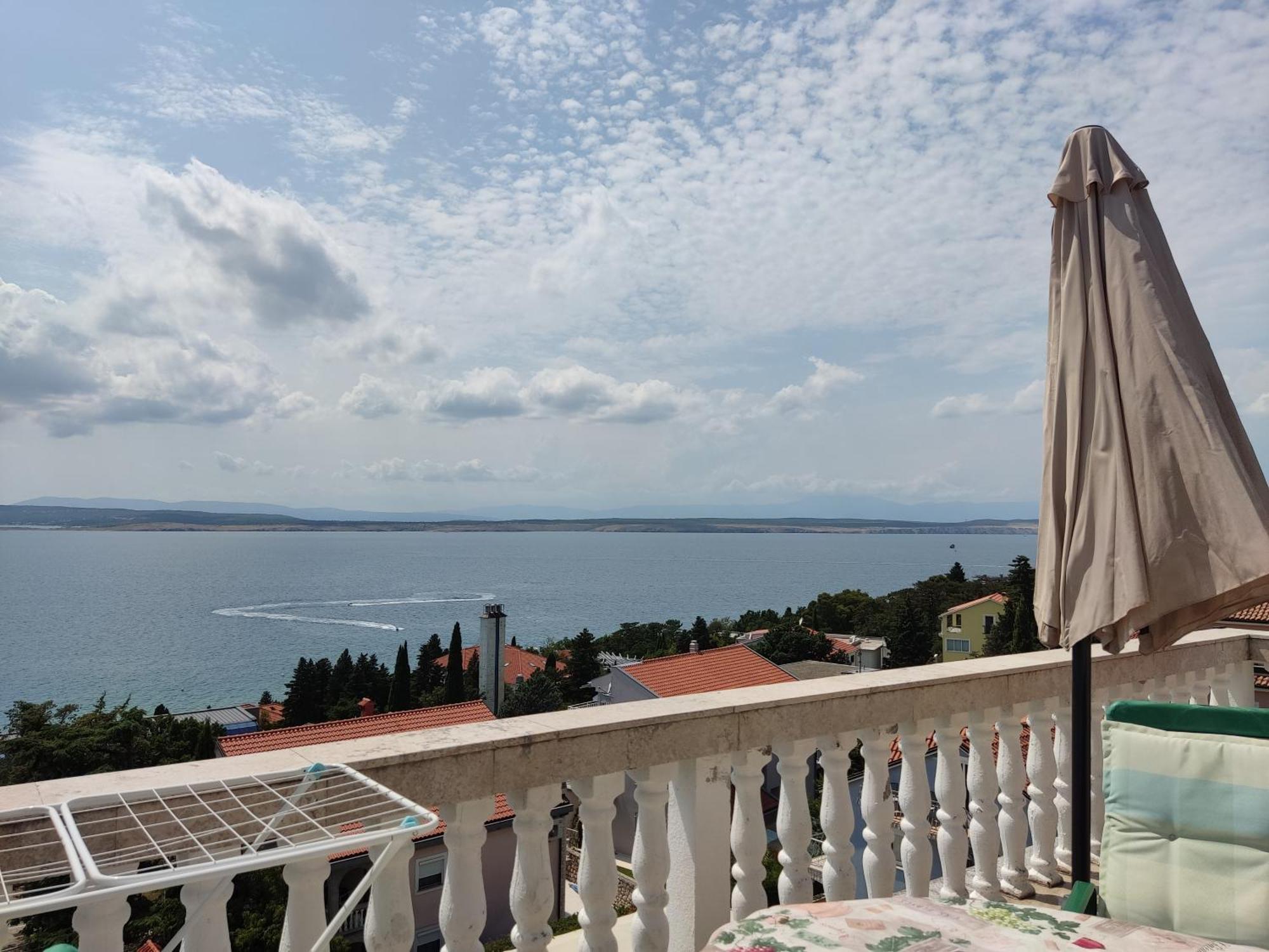 Panorama View Close Sandy Beach 100M To Talasoterapija, Crikvenica Exterior foto